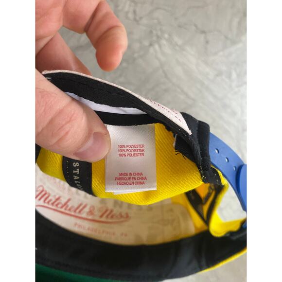 NWOT Denver Nuggets Retro Logo Mitchell & Ness NBA Snapback Hat - Picture 9 of 9